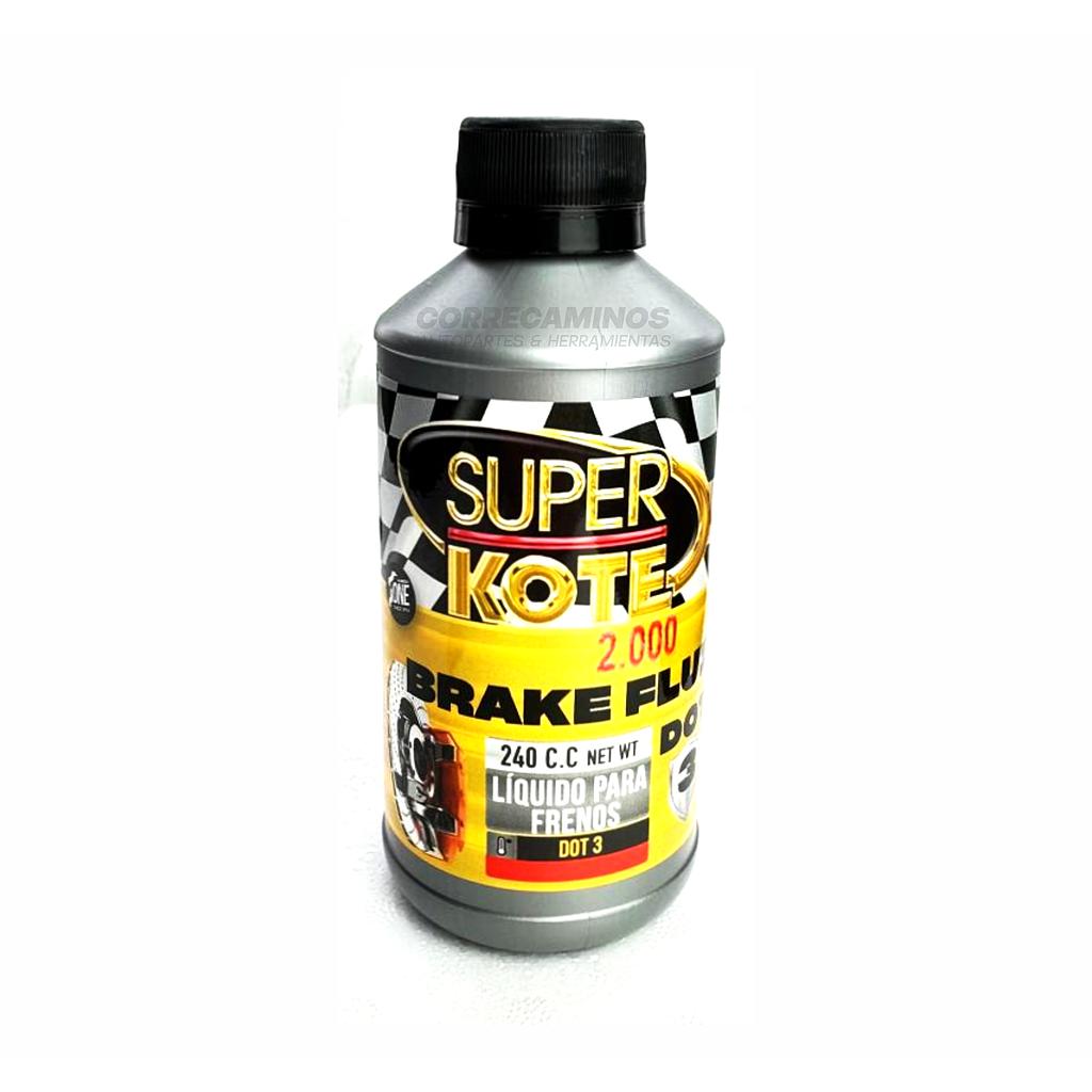 P3-52-E2 LIQUIDO FRENO PINTA DOT3 240cc (SUPER KOTE)
