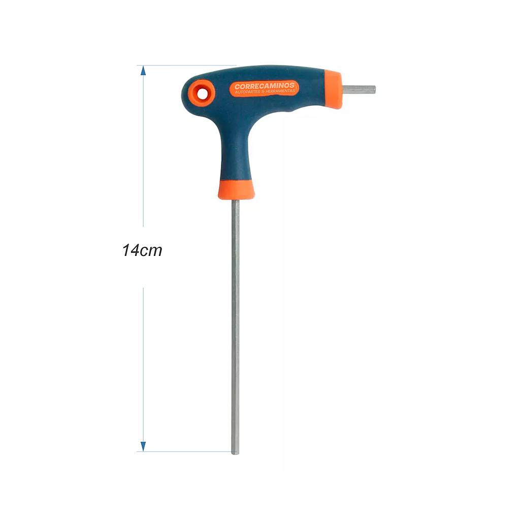 LLAVE BRISTOL 3MM CON MANGO T DC1038