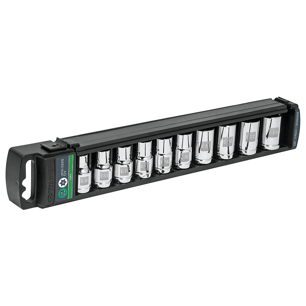 P3-1.2-C8 KIT COPAS TORX 10PIEZAS 8-24 10026