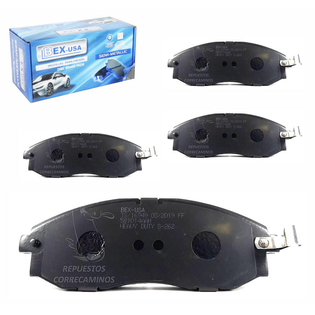 PASTILLAS KIA K3000 H100 STAREX (BEX USA) 10282