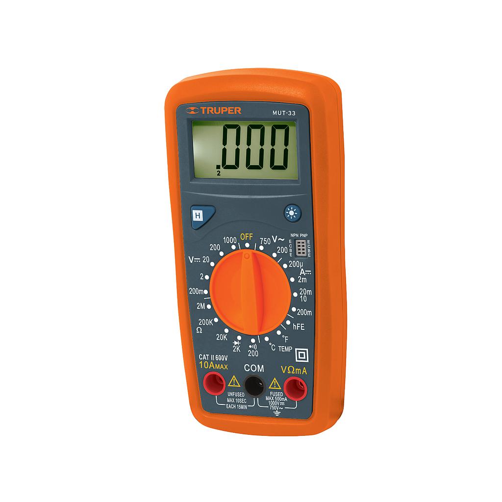 P3-20.1-B4 MULTIMETRO INTERMEDIO TRUPER 10401
