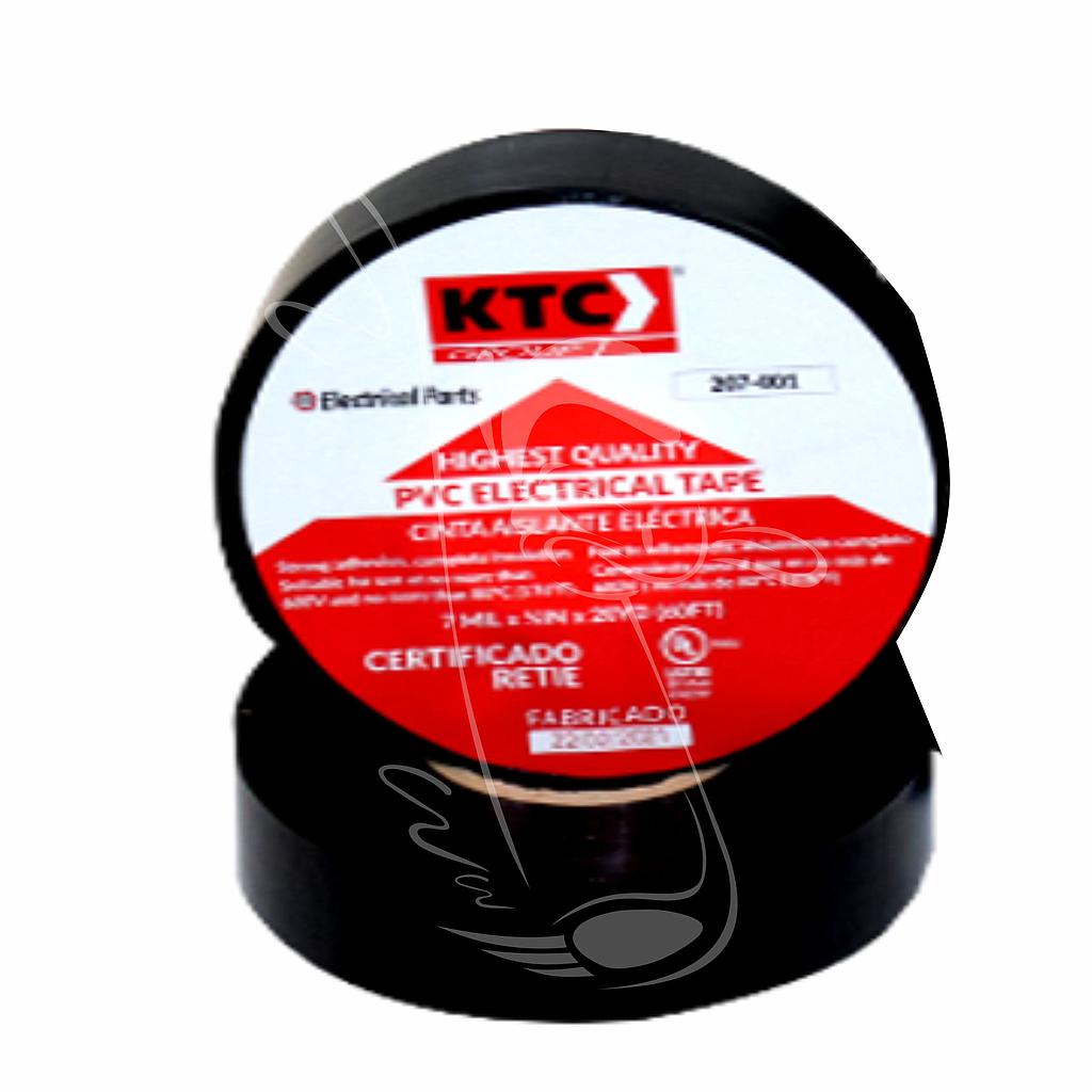CINTA AISLANTE NEGRA GRANDE 20M (KTC) 207-001