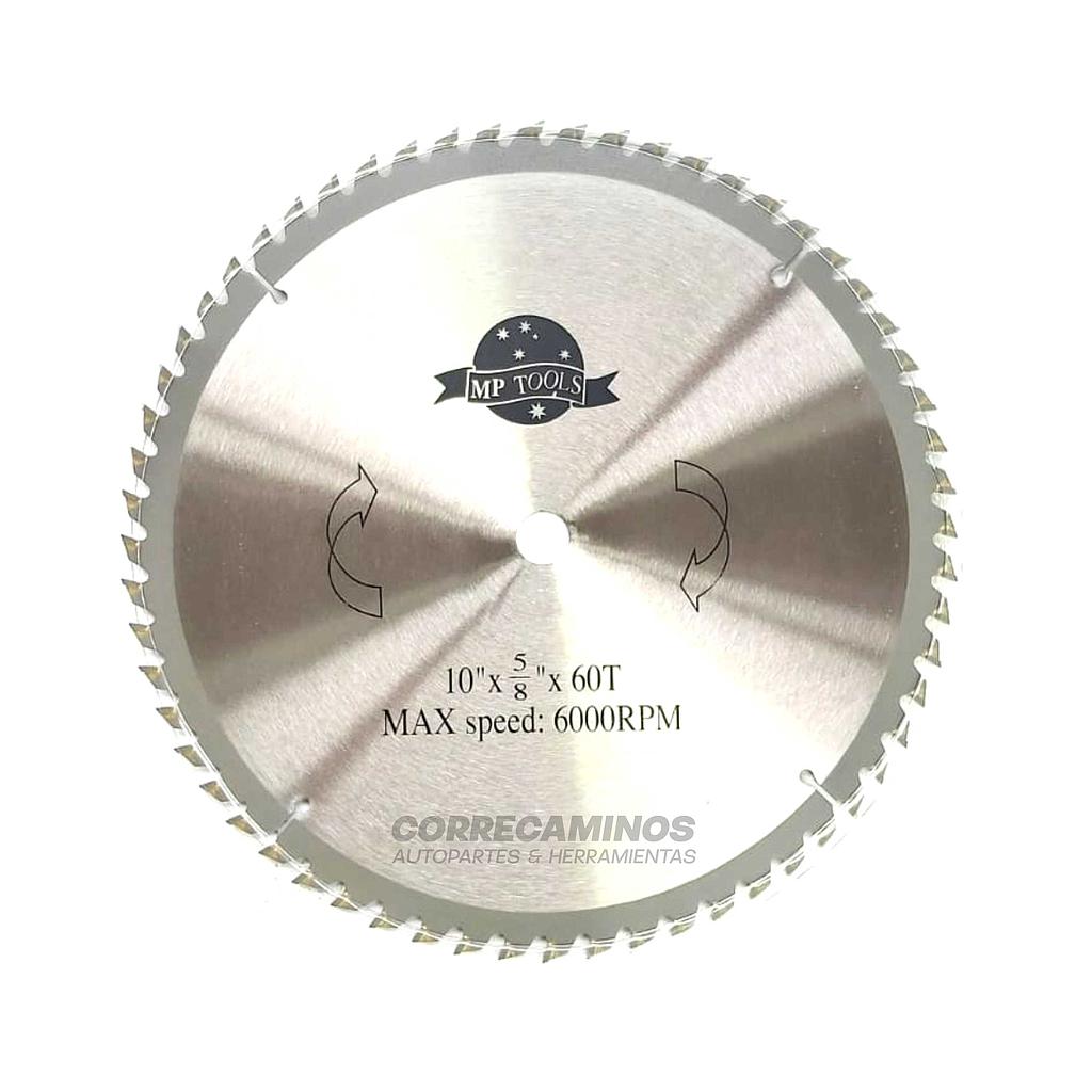 DISCO CORTE MADERA 10 X 5/8 60D