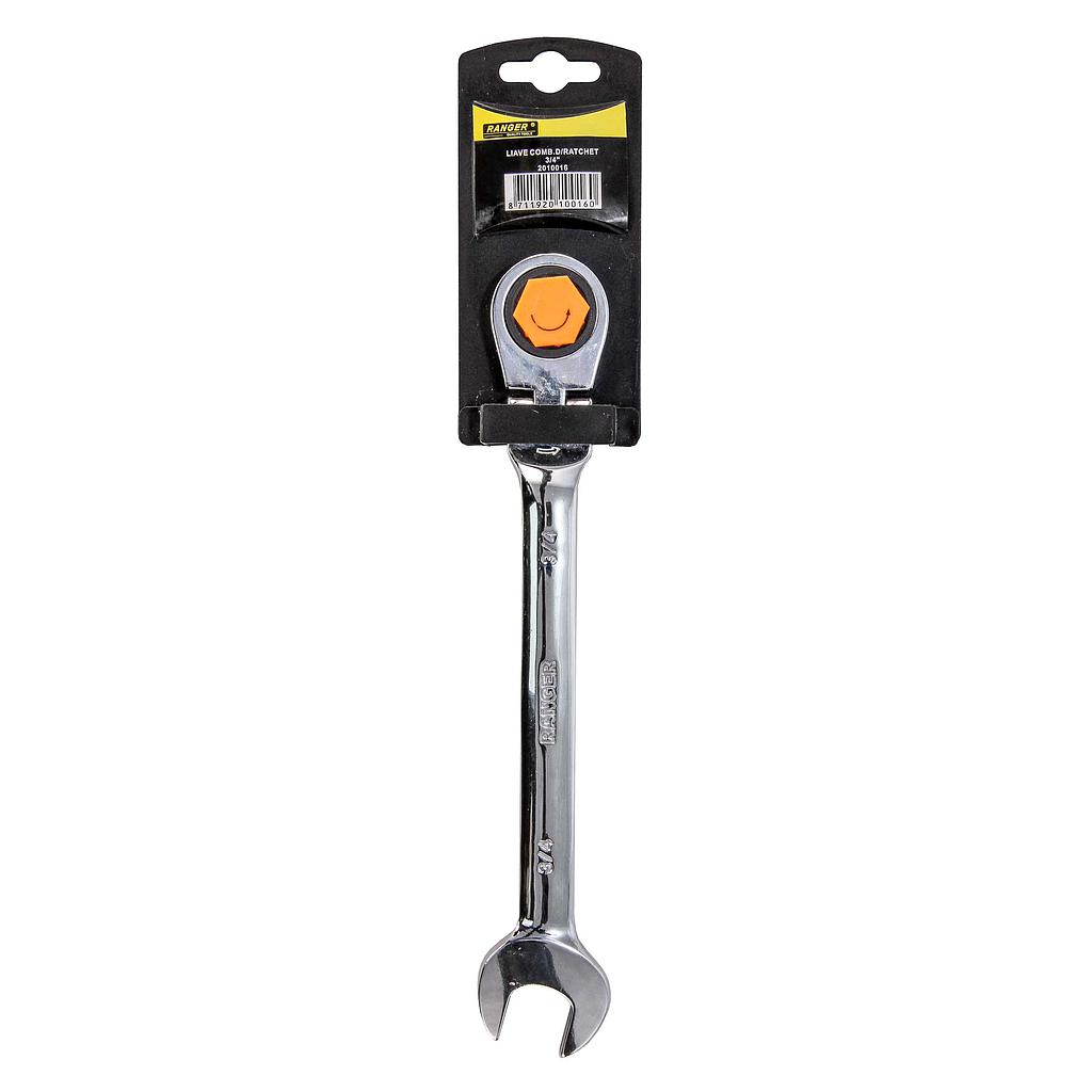 LLAVE MIXTA 11MM T-RACHET ESCUALIZABLE