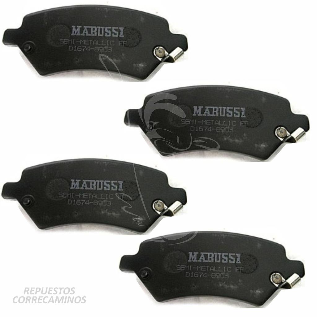 PASTILLAS CHANA STAR 2 CHERY TIGGO A3 A5 3569 (BRAKE PAK) 3569