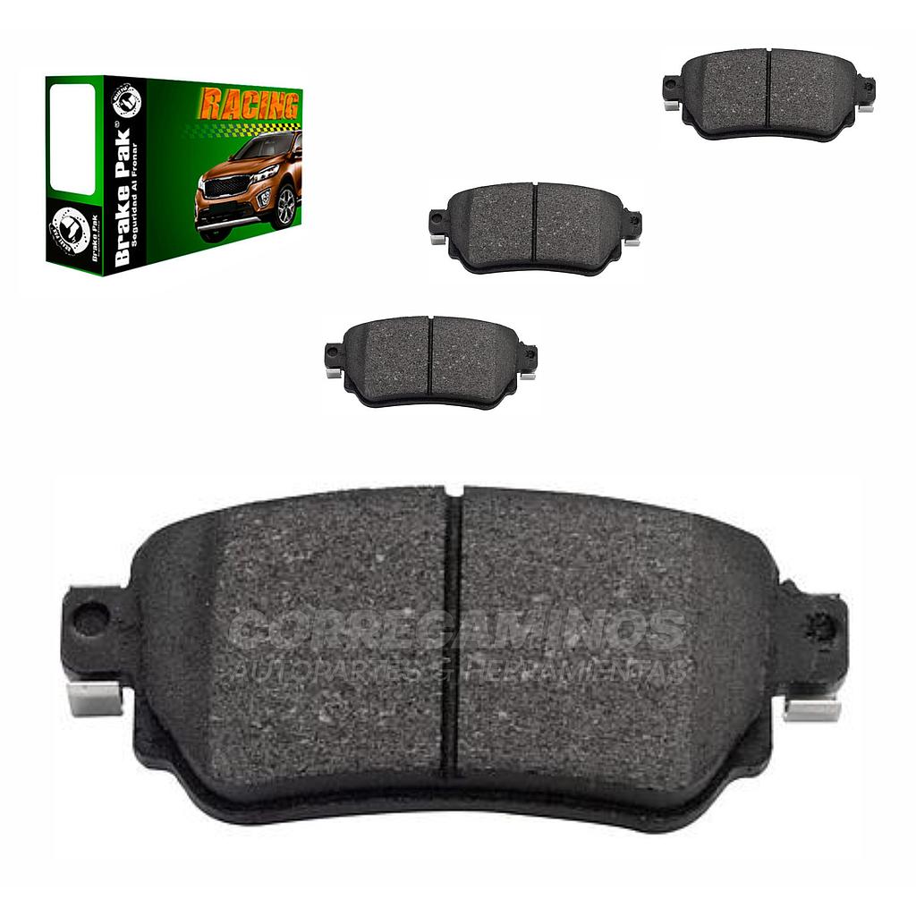 PASTILLAS QASHQAI 16&gt; TRASERAS (BRAKE PAK) 9190