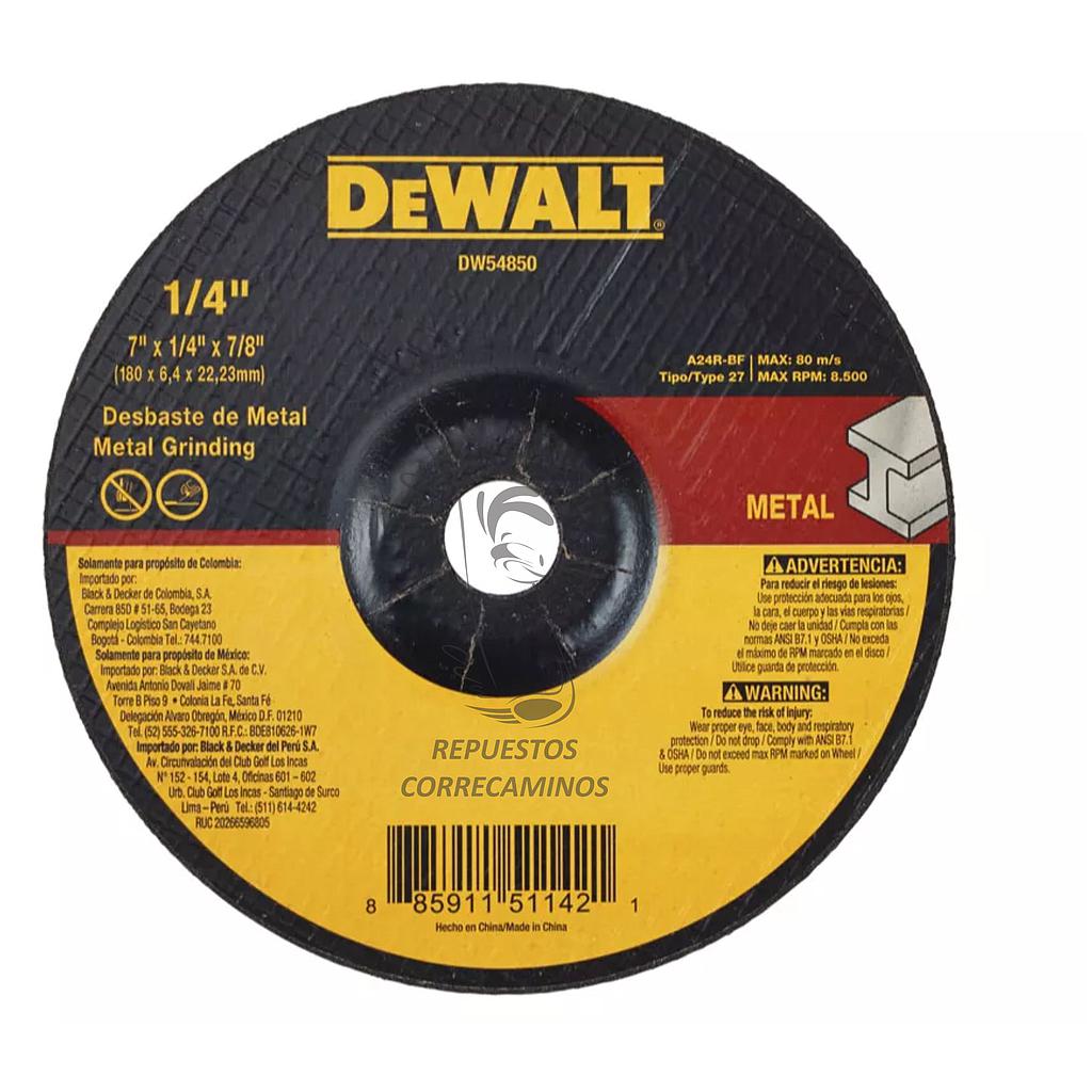 DISCO PULIR 7&quot; (DEWALT)