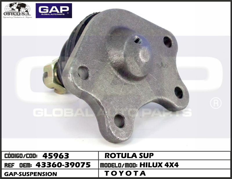 ROTULA HILUX 4X4 SUP GAP 43360-39075