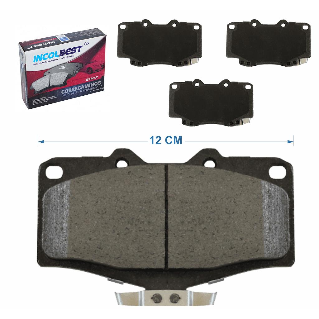 PASTILLAS PRADO VIGO FOTON HILUX 22R 4X4 (GAMAX) 7298<