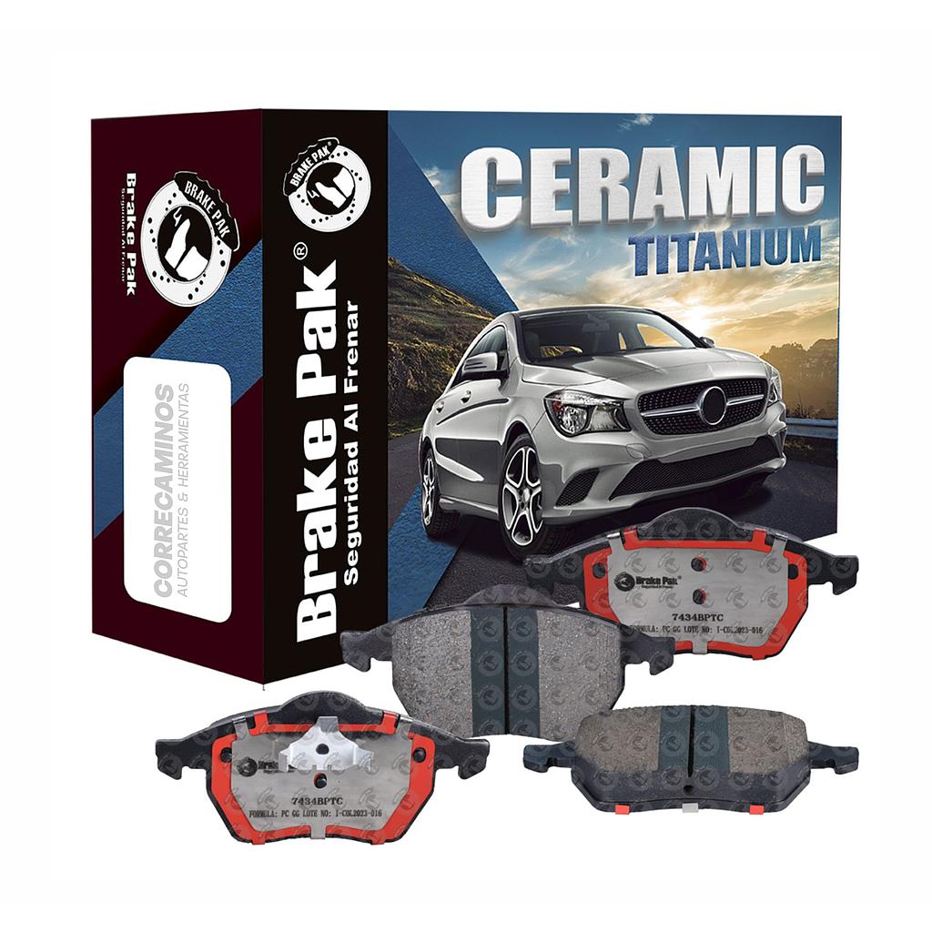 PASTILLAS JETTA TURBO 1.8 AUDI A4 A6 Q7 A8 (BRAKE PAK) 7434<