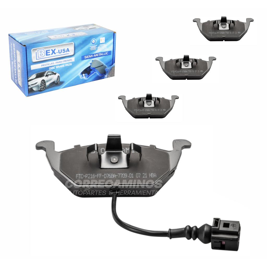 PASTILLAS JETTA CLASIC FABIA OCTAVIA AUDI A4 A3 (BEX USA) 7709 &lt;