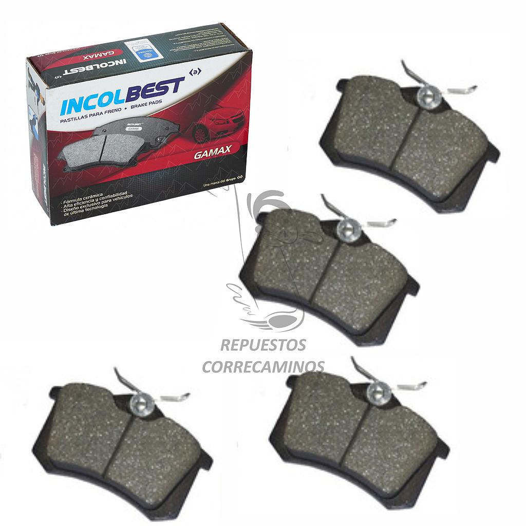 PASTILLAS FLUENCE 1.6 AUDI A4 TT A4 TRASERAS (GAMAX)