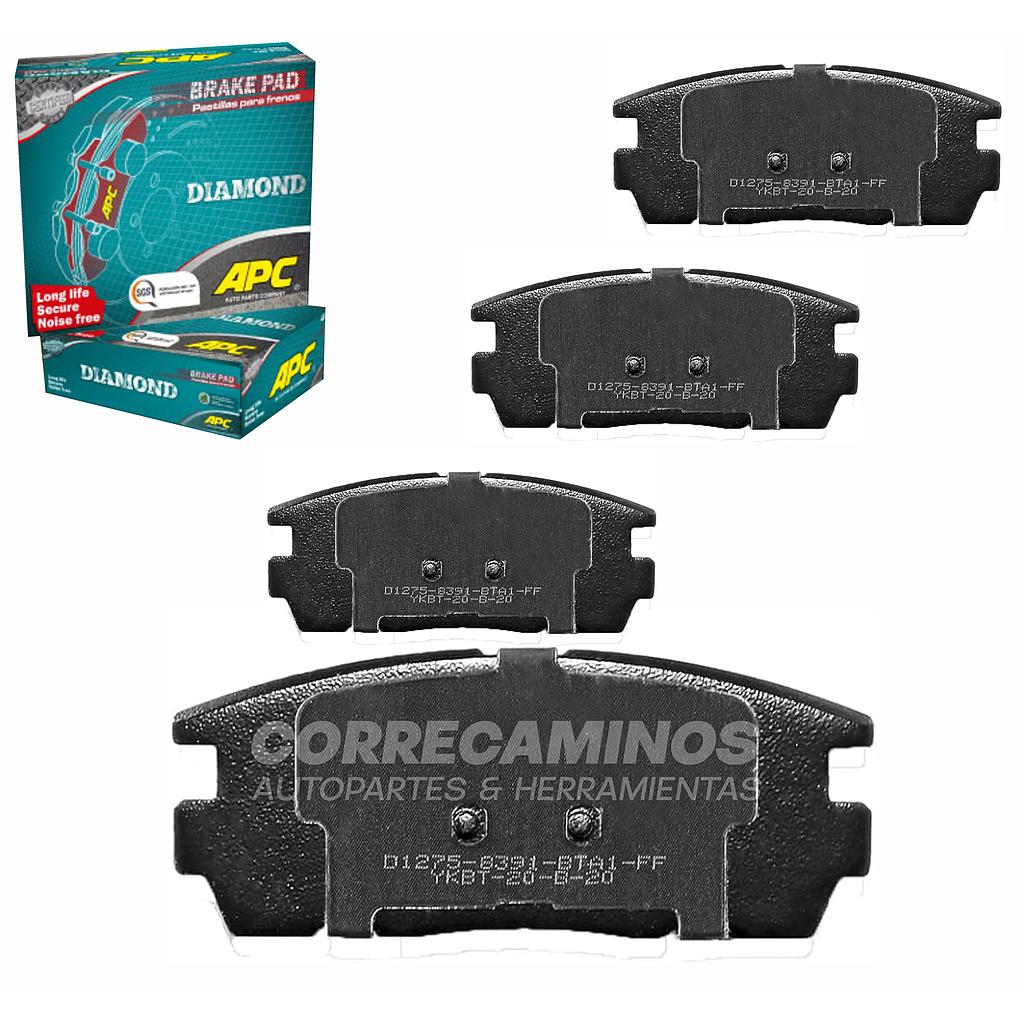 PASTILLAS CAPTIVA TRASERA &quot;NO TURBO&quot; (APC) 8391 &lt;