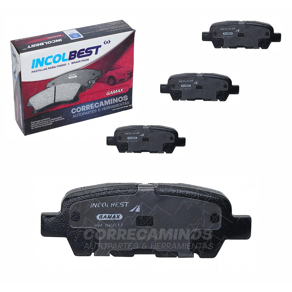 PASTILLAS TIIDA QUEST MURANO ROGUE XTRAIL QASQAI GRAND VITARA KOLEOS TRASERAS (GAMAX) 8405<