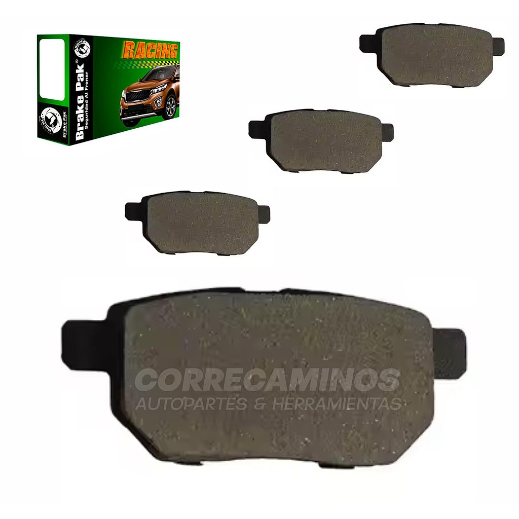 PASTILLAS JAC S2 S3 LIFAN X50 ZOTYE Z360 TRASERAS (BRAKE PAK) 8463&lt;