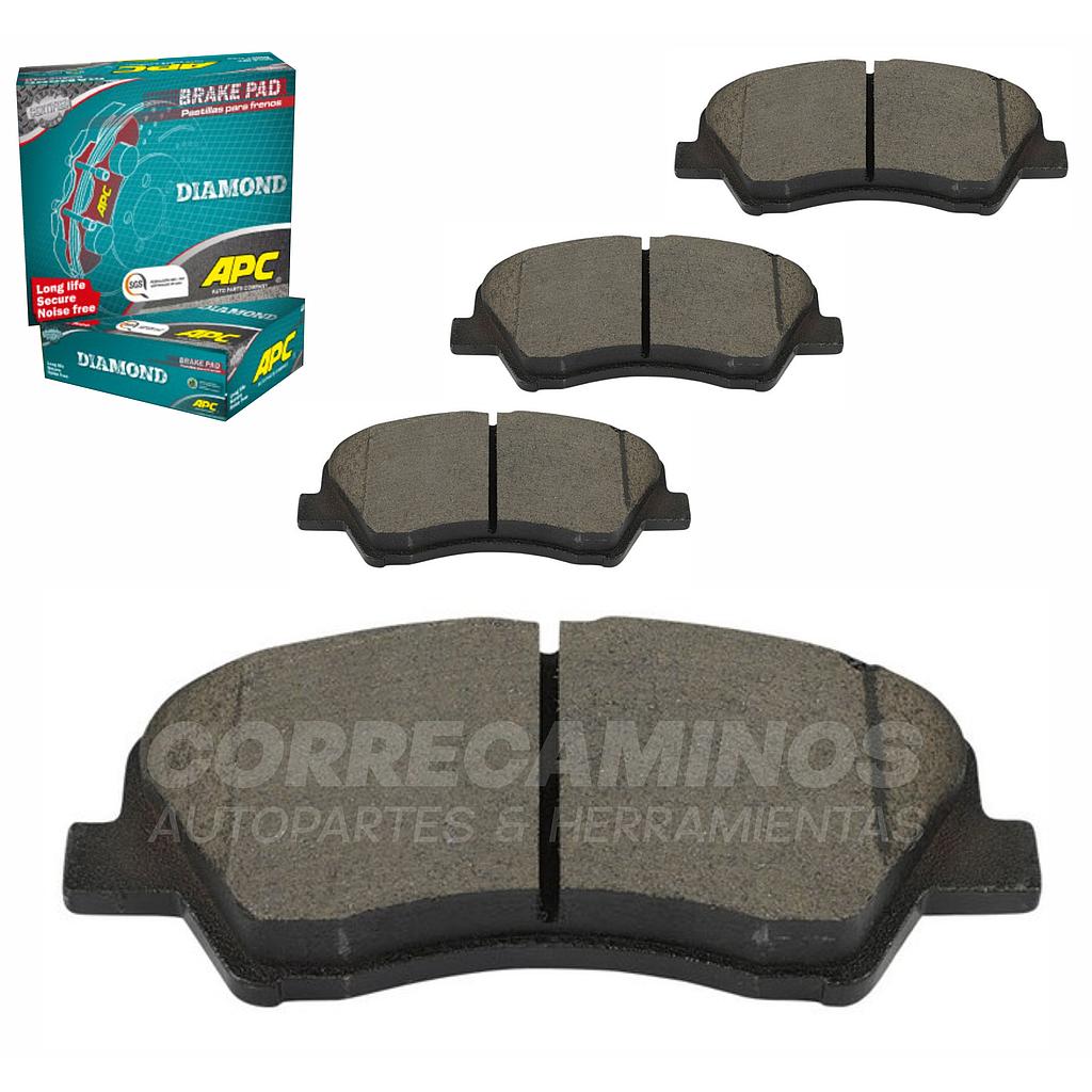 PASTILLAS SOLUTO I25 I35 CERATO VELOSTER DEL TODOS (APC) 8806&lt;