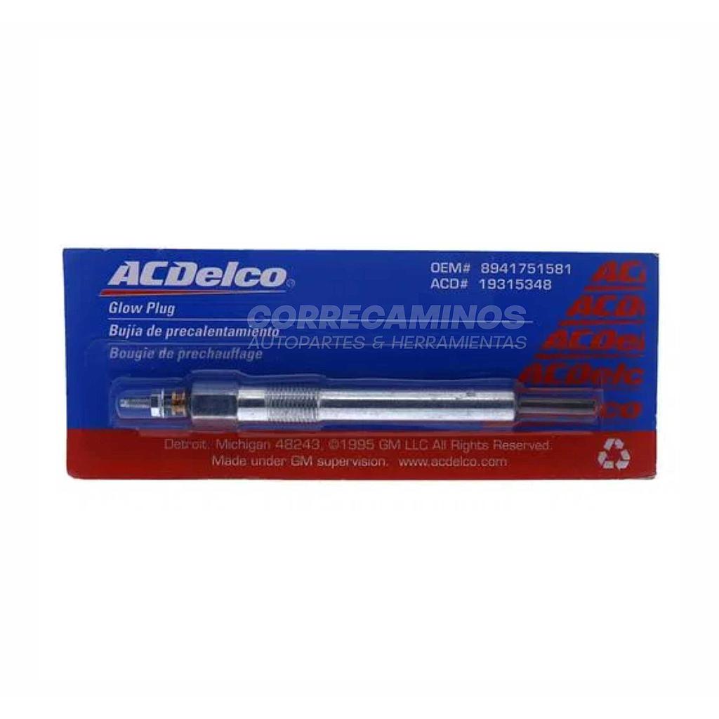BUJIA PRECALENTAMIENTO NKR NPR NHR DMAX 12V (ACDELCO) 19315348 <