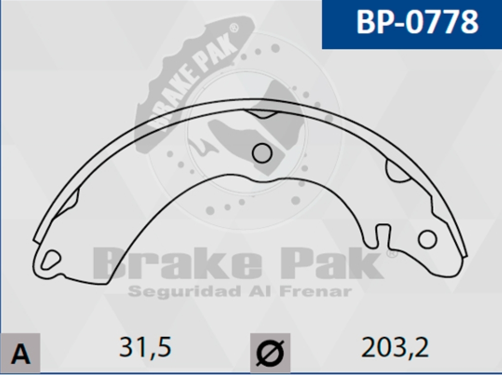 P4-30-E3 ZAPATAS LANCER 02-07 BP-0778