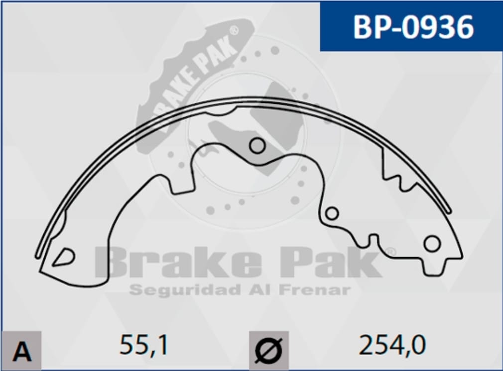 P4-30-C1 ZAPATAS ESCAPE BP BP-0936