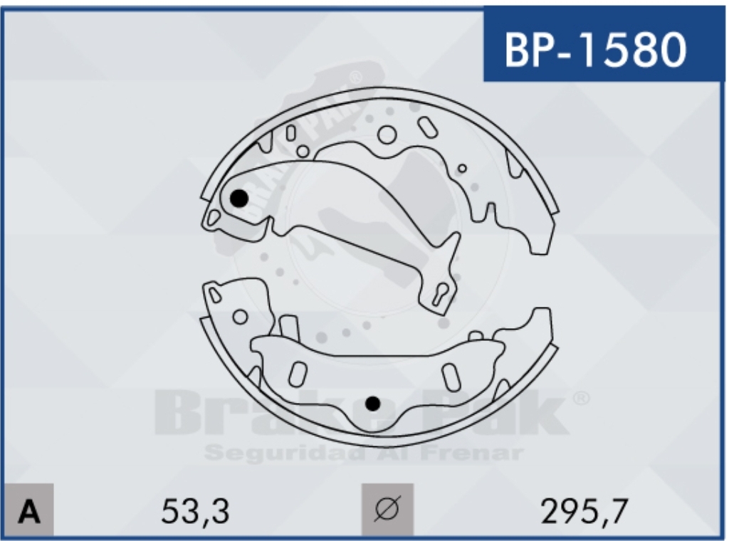 P4-30-H3 ZAPATAS H1 GRAND STAREX (BRAKE PAK) BP-1580