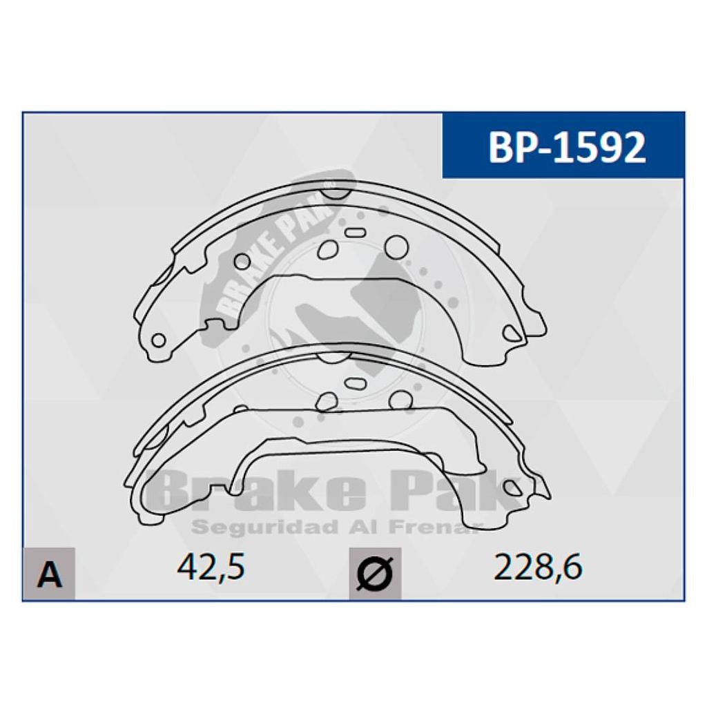 P3-39-E3 ZAPATAS MAZDA 3 BP BP-1592