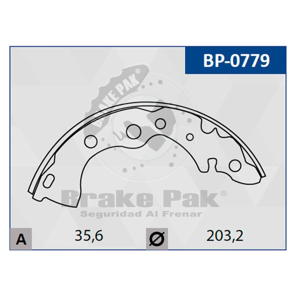 P4-29-B2 ZAPATAS SENTRA B13 B14 BP-0779