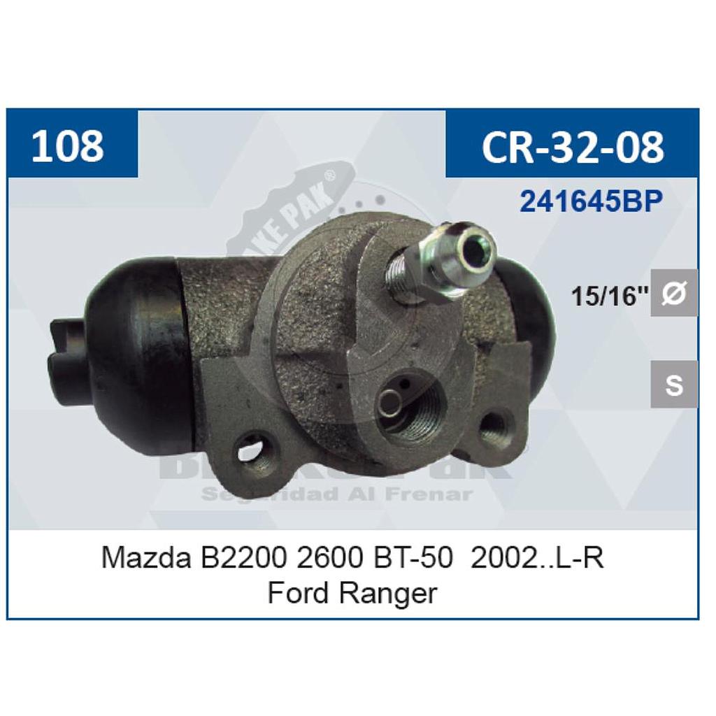P1-5-B7 CILINDRO FRENO BT50 RANGER BP CR-32-08&lt;