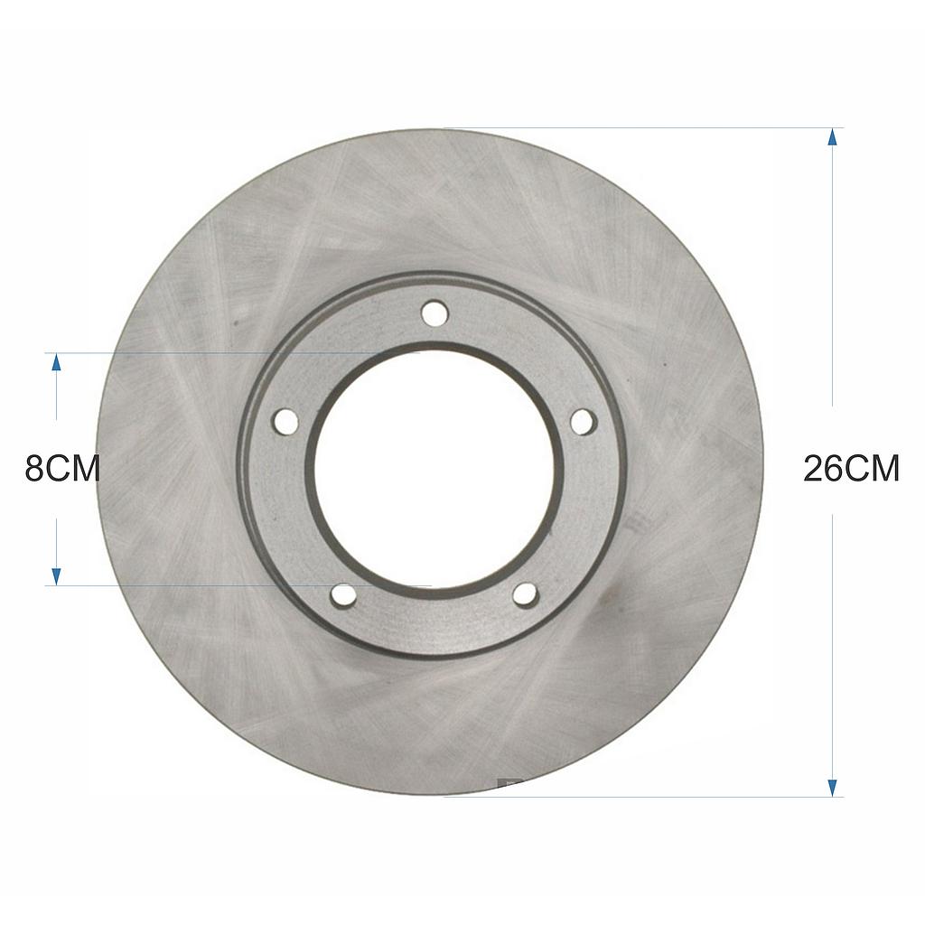 P4-19-D1 DISCO FRENO JMC HILUX 22R 4X2 D-746-V&lt;