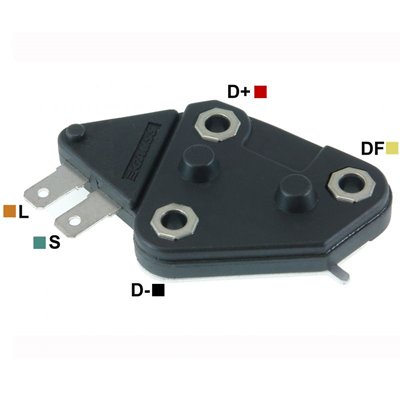 P3-43-J3 REGULADOR CHEVROLET TRIANGULO SIN TORNILLO ga200<