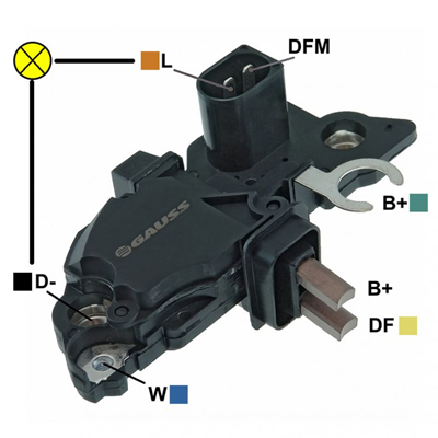 P3-43-E2 REGULADOR GOLF MEGANE AUDI A3 DFM BOSCH GA225Z&lt;
