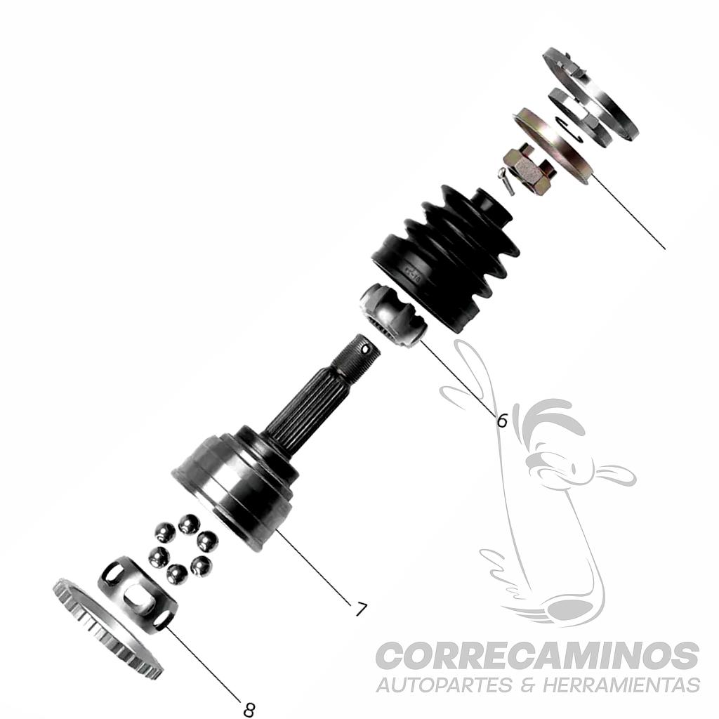 P3-24-B6 PUNTA EJE CAJA SPARK 21E (CIB) 7111837633