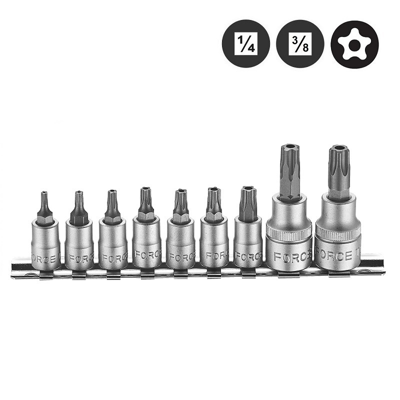 P3-1.4-C1 KIT PUNTAS TORX "5 PUNTAS" SEGURIDAD 9P 3095