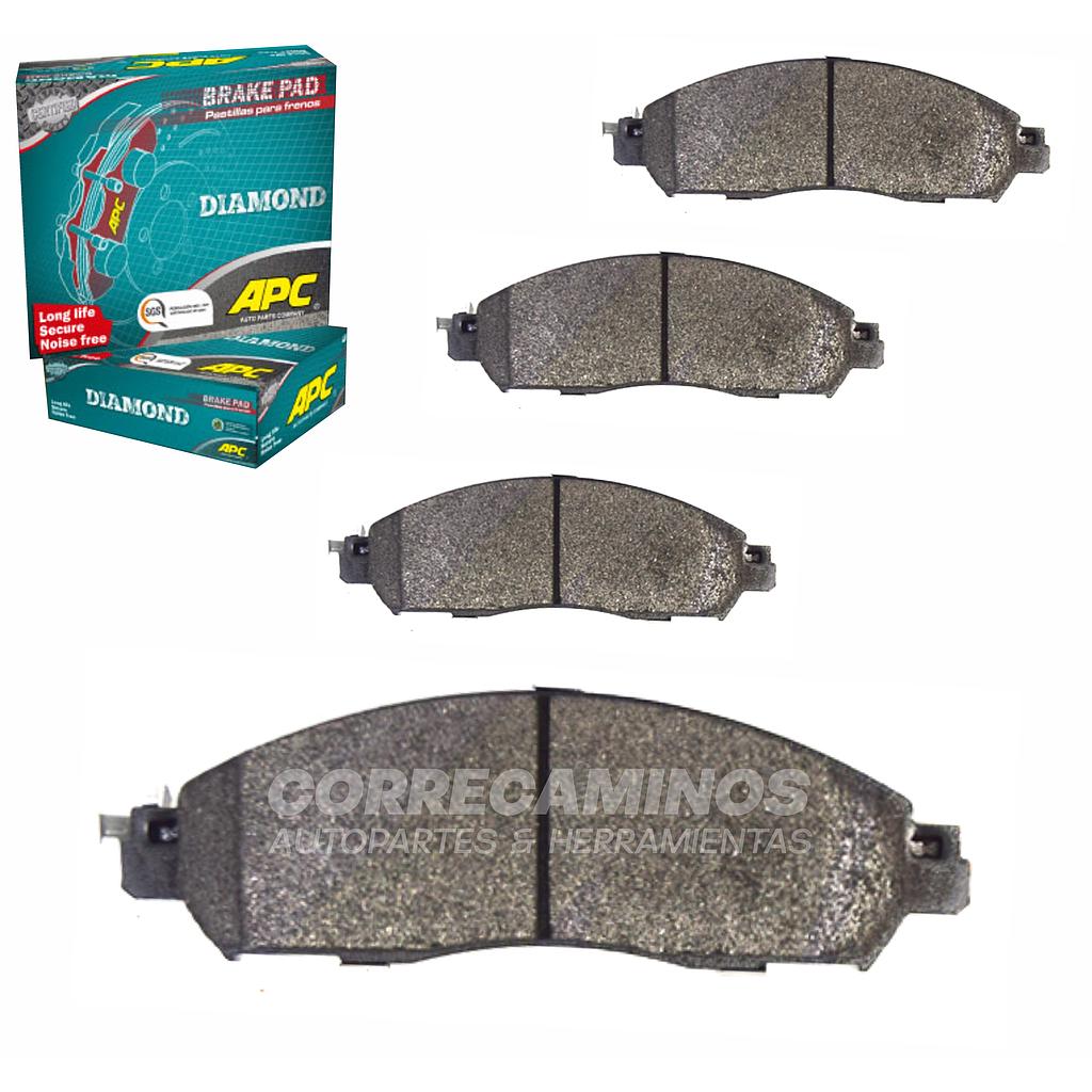 [D1911] PASTILLAS NP300 DMAX FRONTIER ALASKAN NAVARA 17&gt; (APC) 9141 &lt;