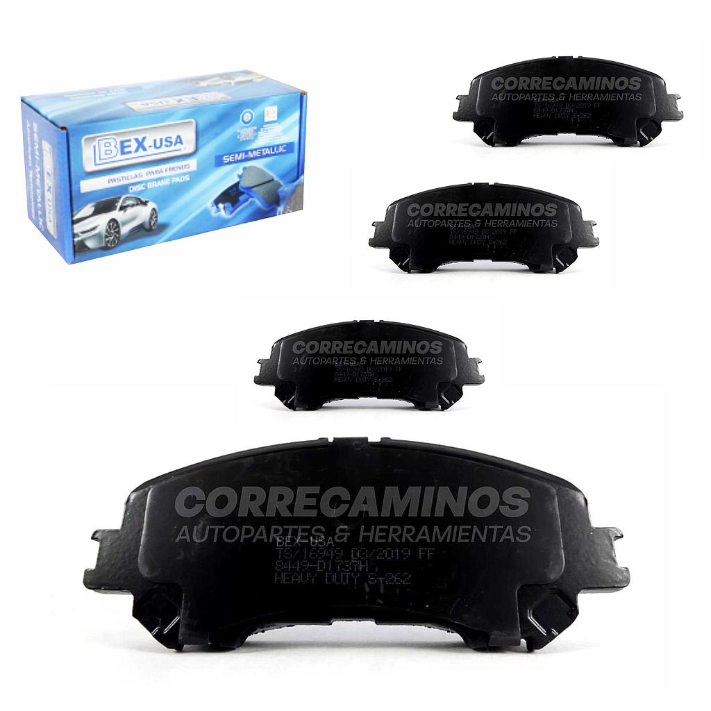 PASTILLAS KOLEOS MAZDA CX5 XTRAIL QASQAI TRAIL BALZER 18&gt; DELANTERAS BEX USA 8849