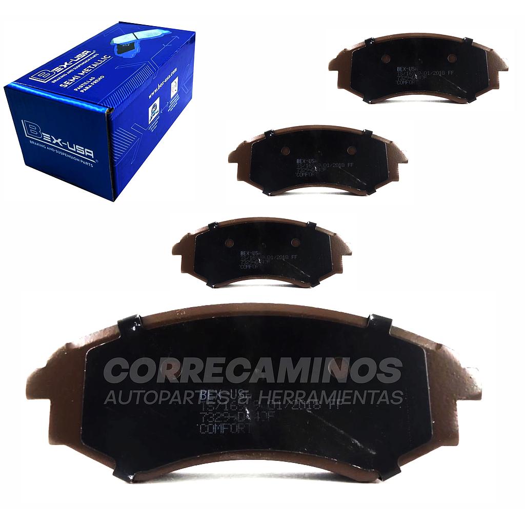 PASTILLAS CERATO 1.6 ALANTRA TUBURON REXTON DELANTERA 7329 (BEX USA)&lt;