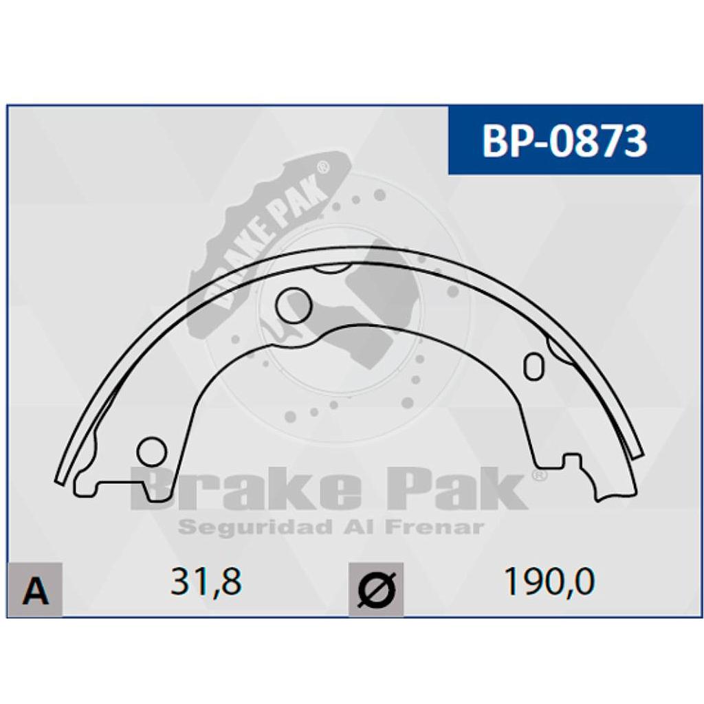 P3-41-A2 ZAPATAS CAPTIVA SANTAFE SORENTO BP-0873