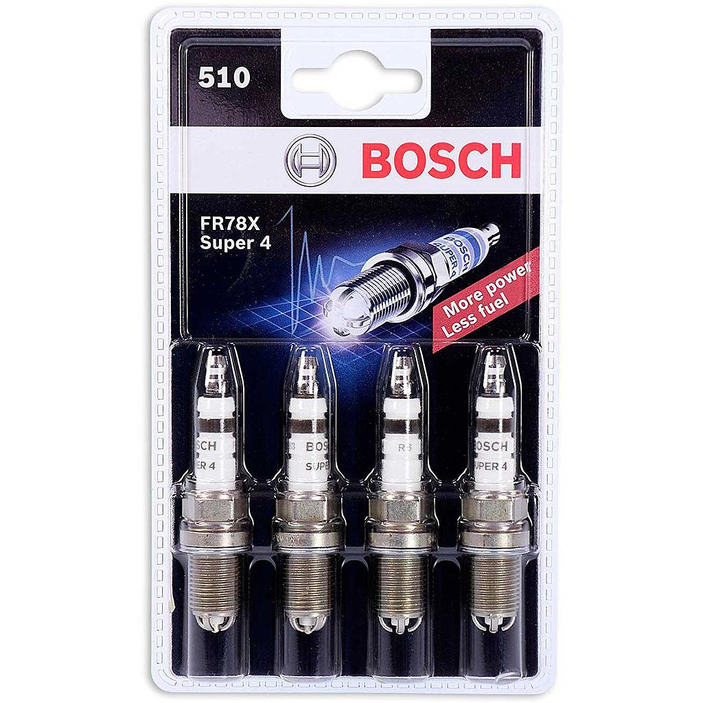 KIT BUJIA (BOSCH) &quot;5/8&quot; 4 ELECTRODOS PREMIUM FR78