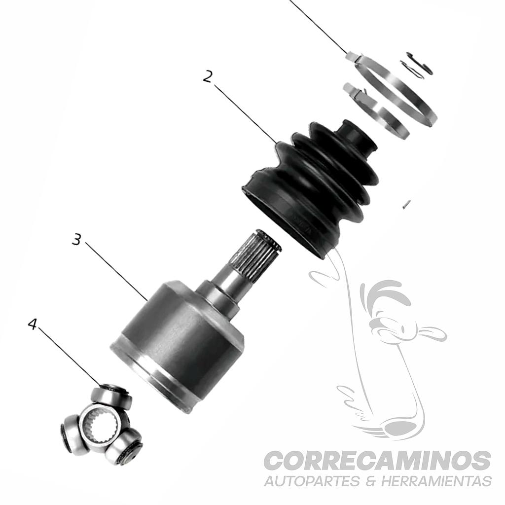 P1-20-E1 PUNTA EJE CAJA SAIL SK-549&lt;