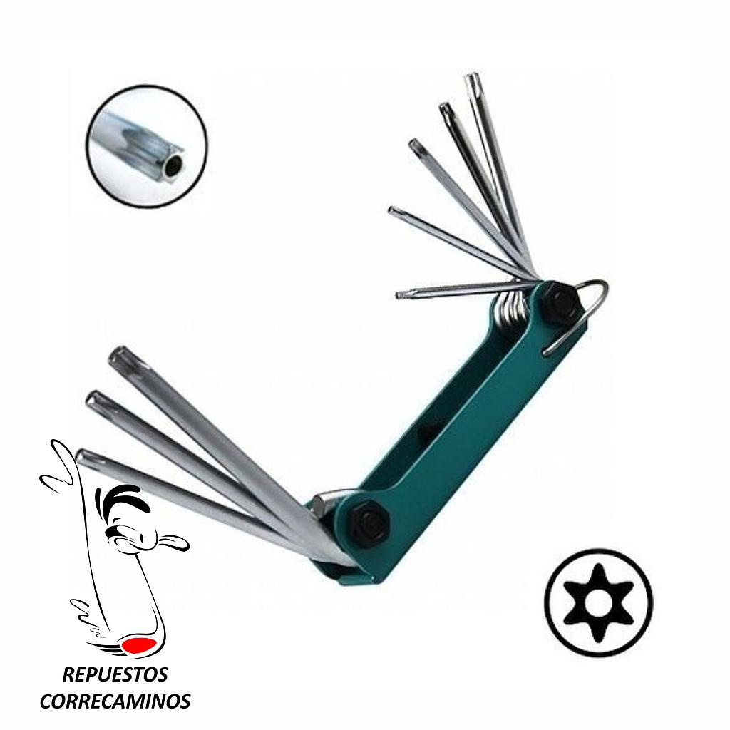 KIT LAVES TORX SEGURIDAD NAVAJA 5083TF