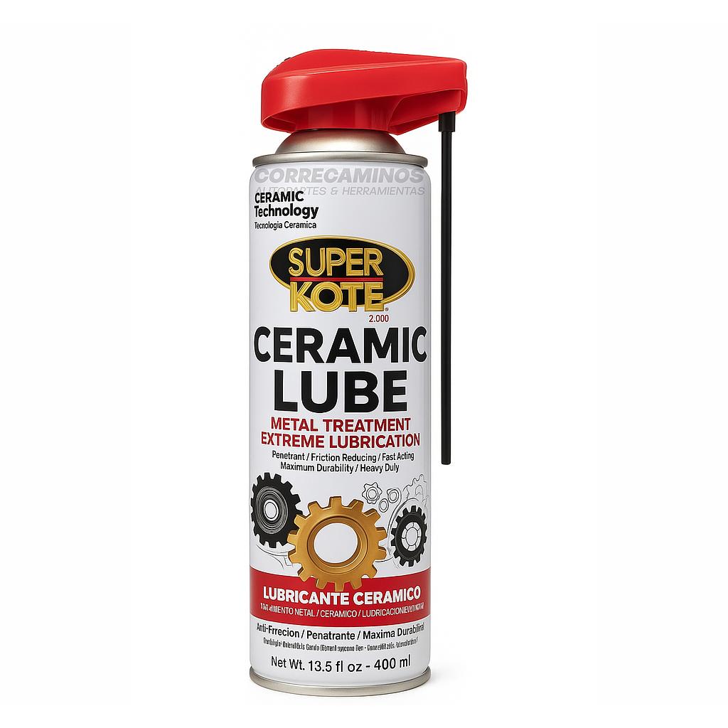 LUBRICNATE PARA CADENA CERAMICO 400ML (SUPER KOTE)