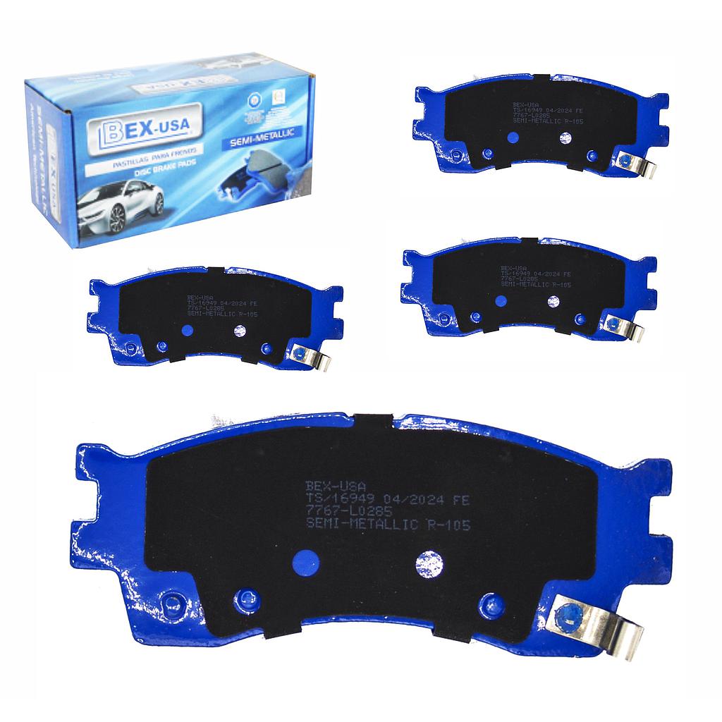 PASTILLAS KIA RIO STYLUS 1.3 SEPIA (BEX USA) 10232 <