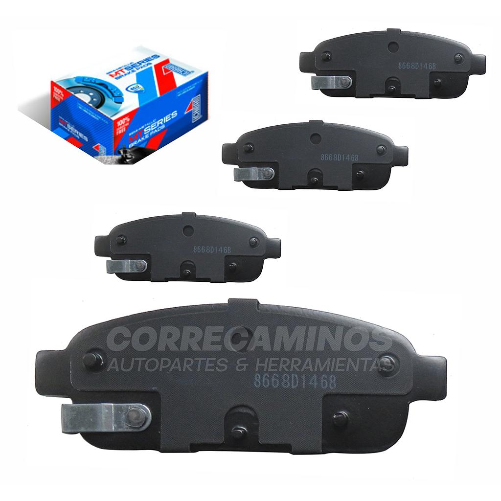 PASTILLAS CRUZE SONIC ORLANDO TRAX TRASERAS (ICHIBAN) 8668&lt;