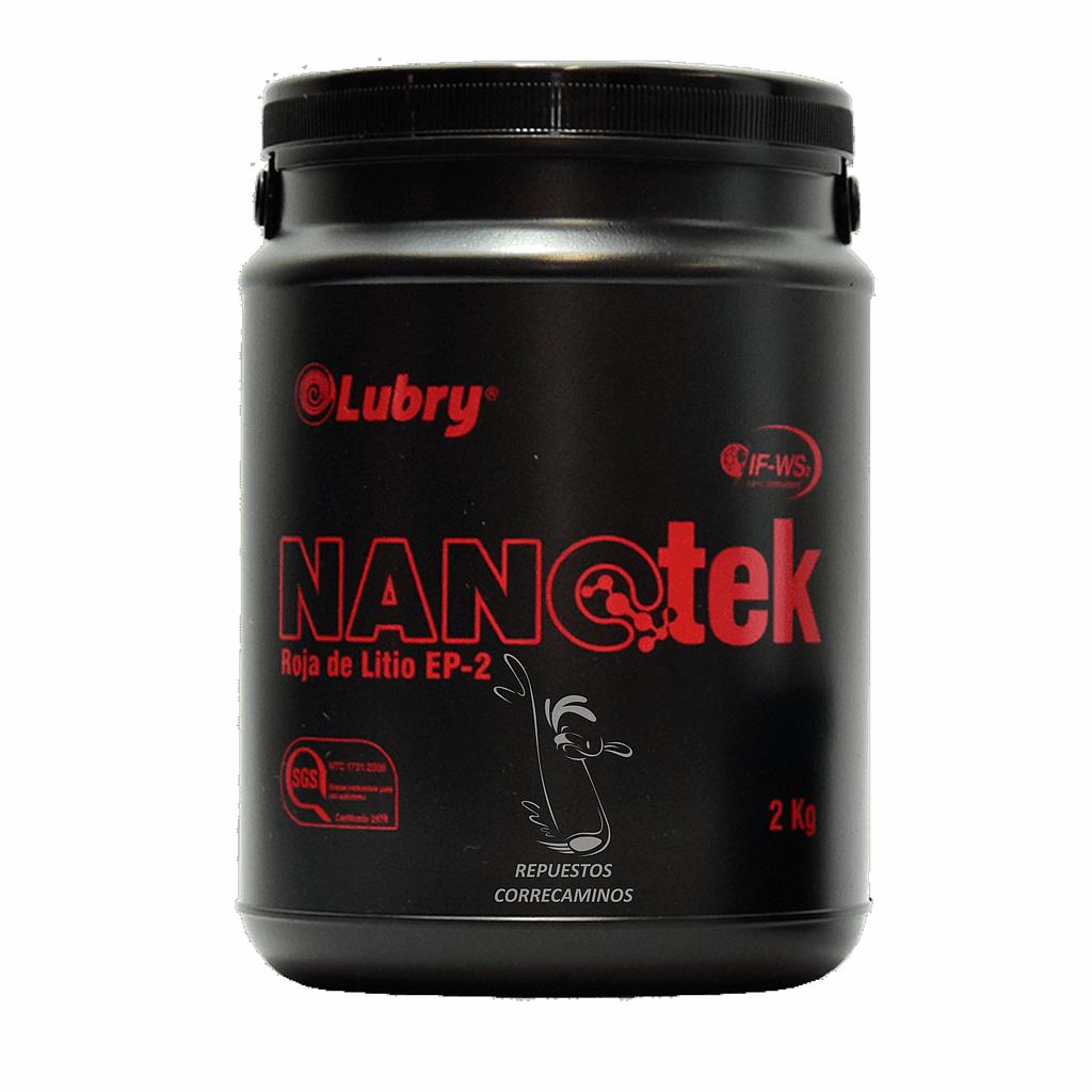 GRASA ROJA LITIO (NANOTEK) 2Kg