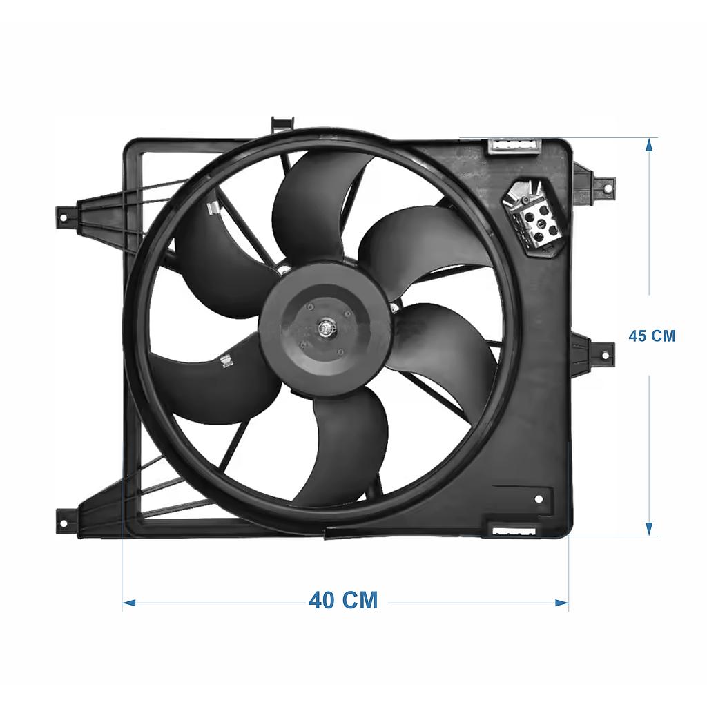P4-42-C2 MOTOVENTILADOR LOGAN SANDERO* (CON AA) 6001550769