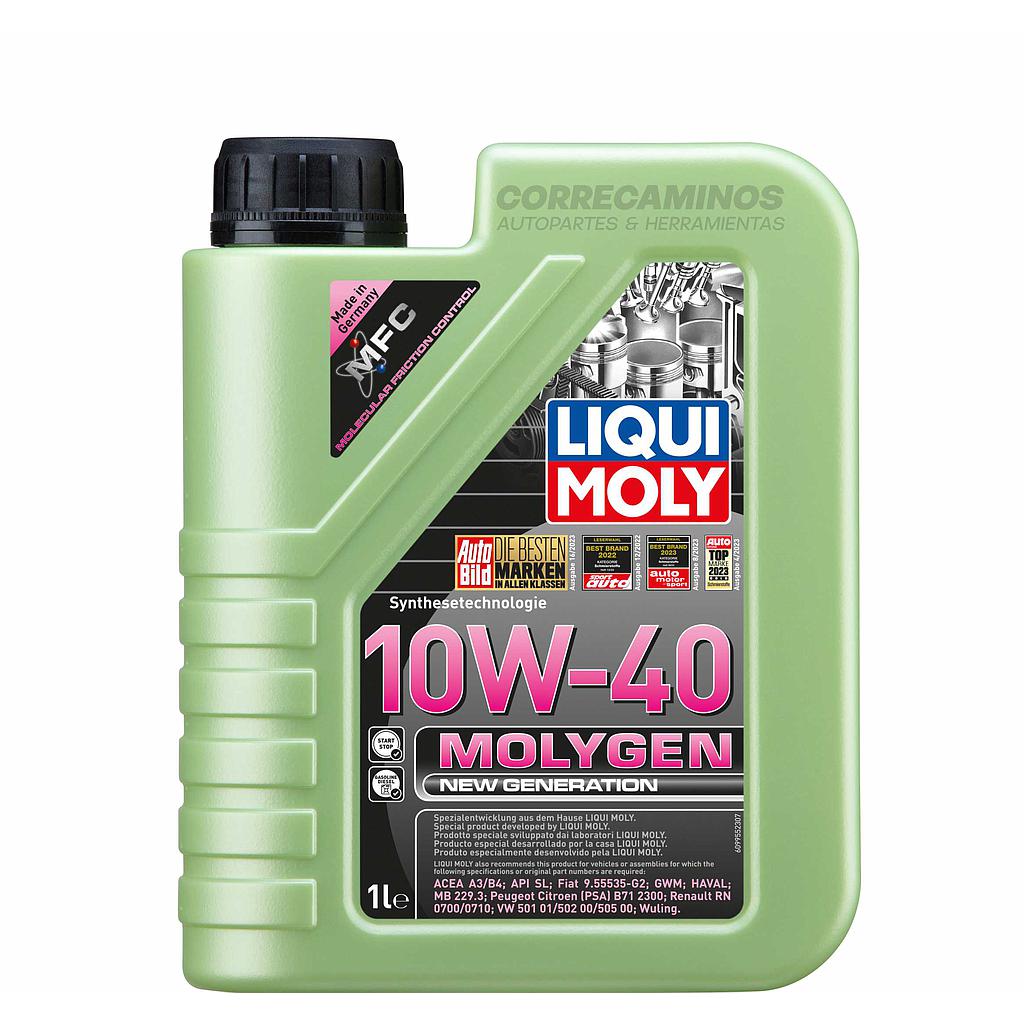 P4-39-F3 ACEITE 10W40 LITRO (LIQUI MOLY) MOLYGEN 9955