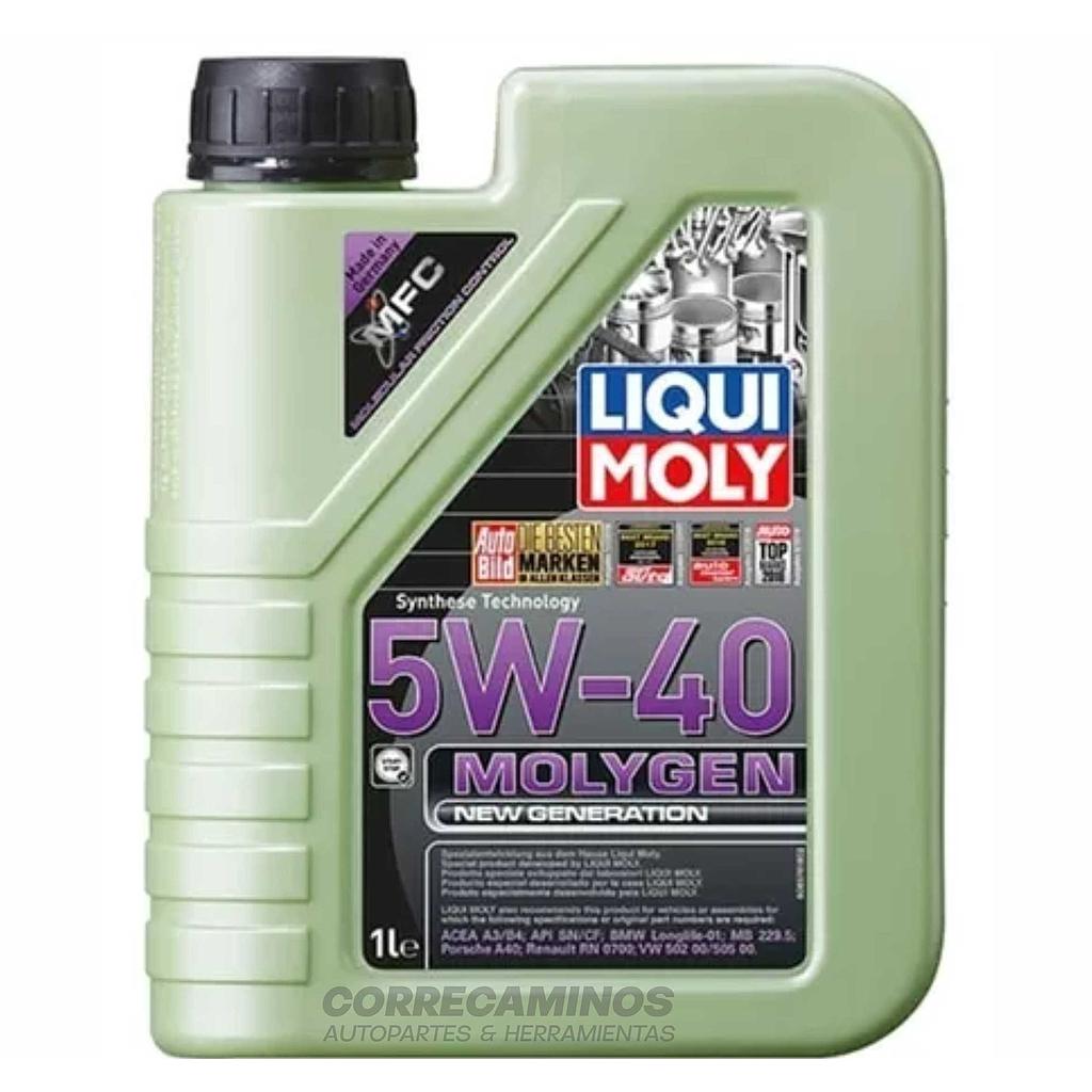 P4-39-F2 ACEITE 5W40 1 LITRO (LIQUI MOLY) MOLYGEN