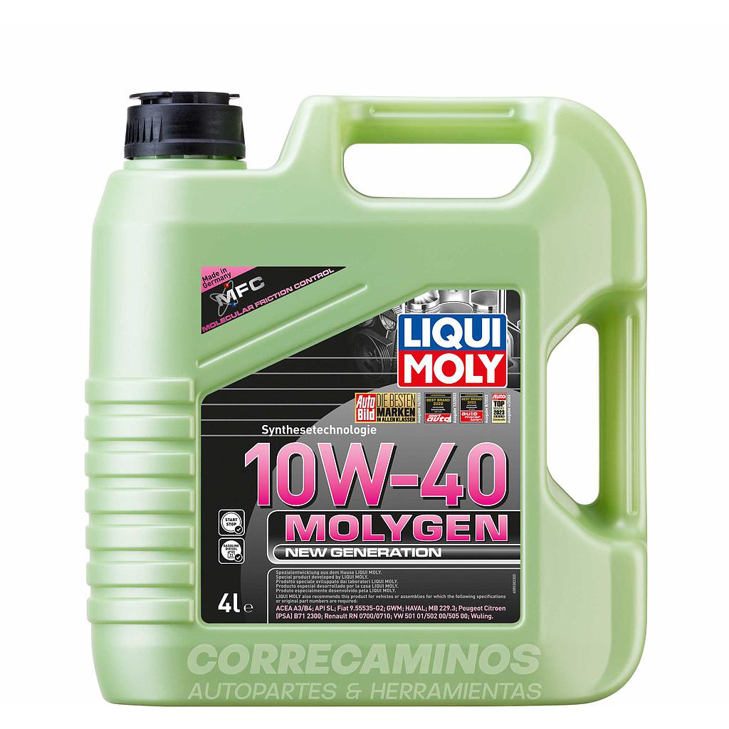 P4-39-E2 ACEITE 10W40 GALON 4L (LIQUI MOLY) MOLYGEN 8538