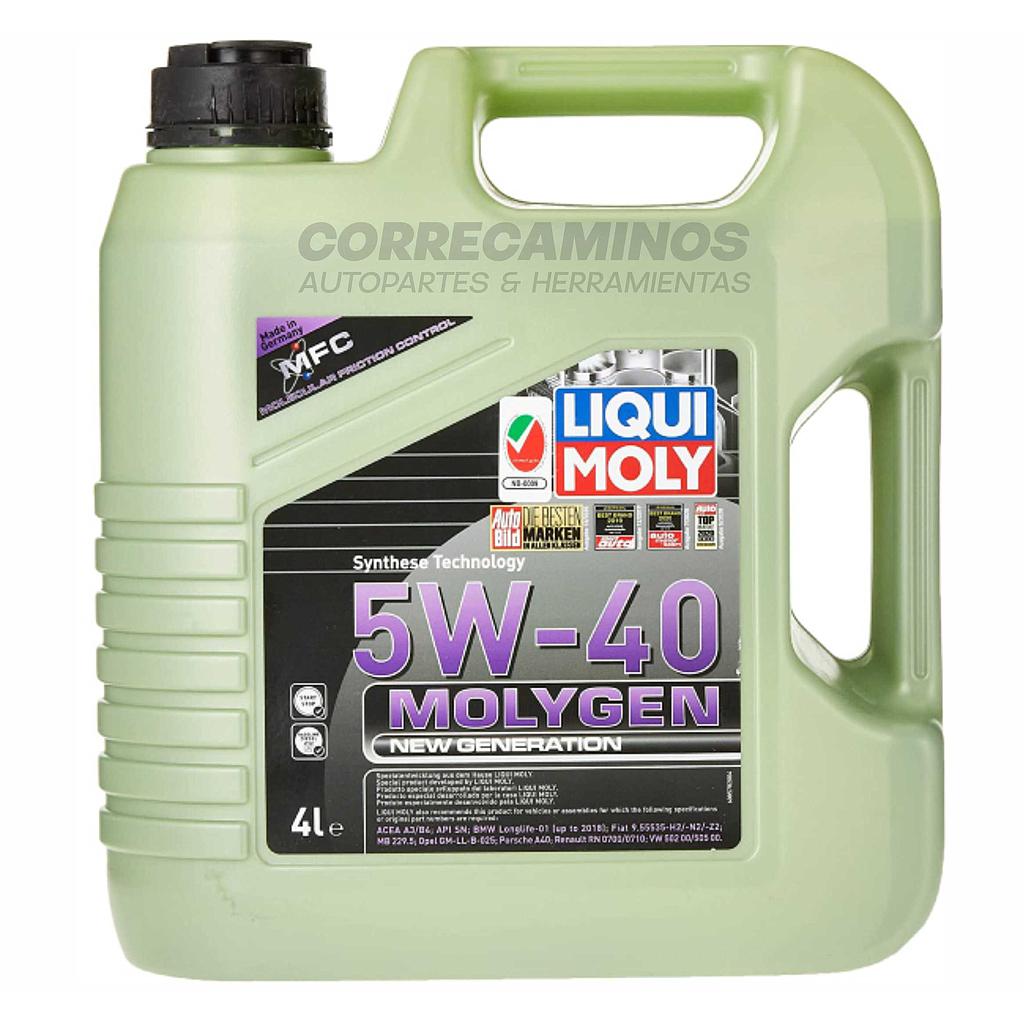 P4-39-G1 ACEITE 5W40 GALON 4L (LIQUI MOLY) MOLYGEN 8578