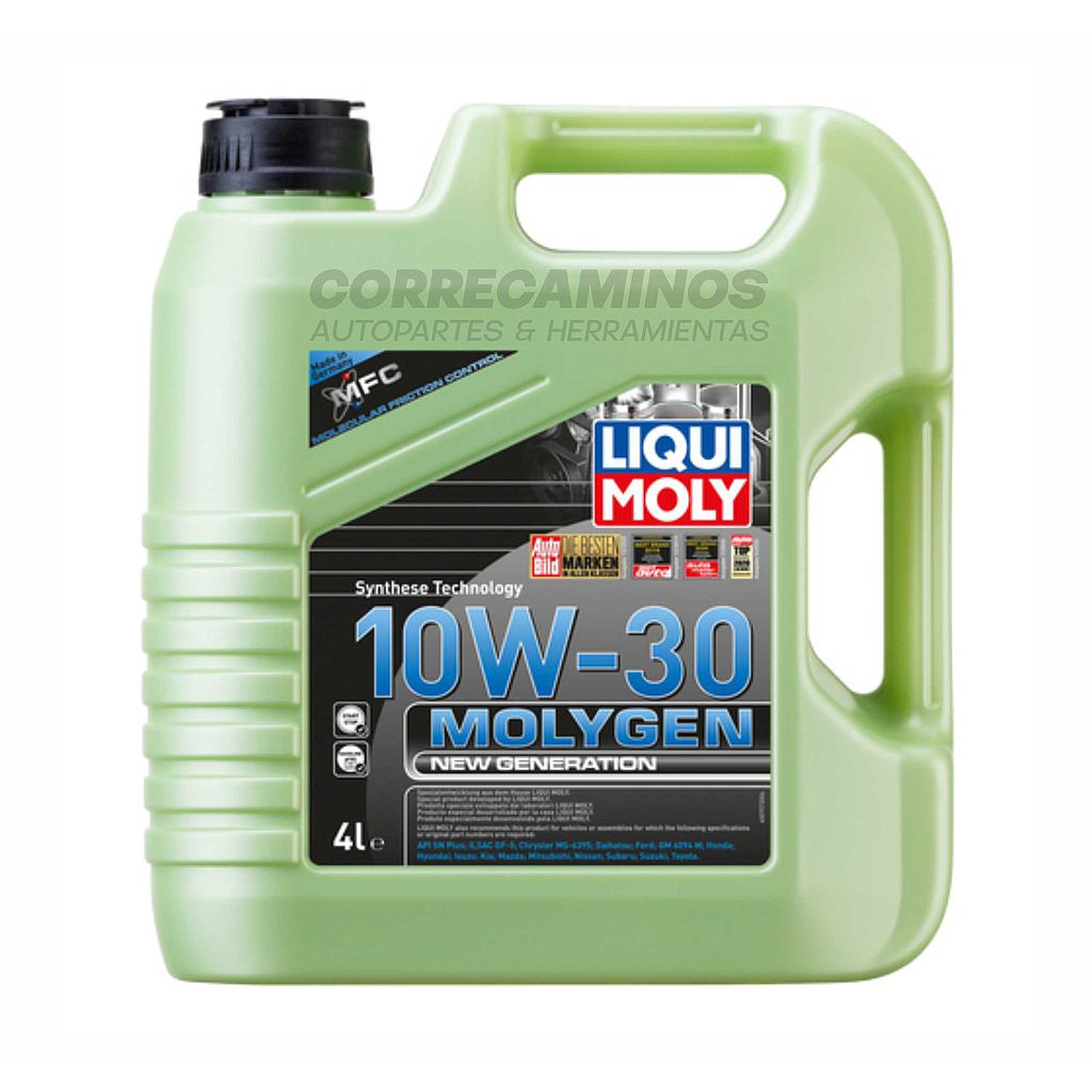 P4-39-H1 ACEITE 10W30 GALON 4L GASOLINA (LIQUI MOLY) MOLYGEN 20797
