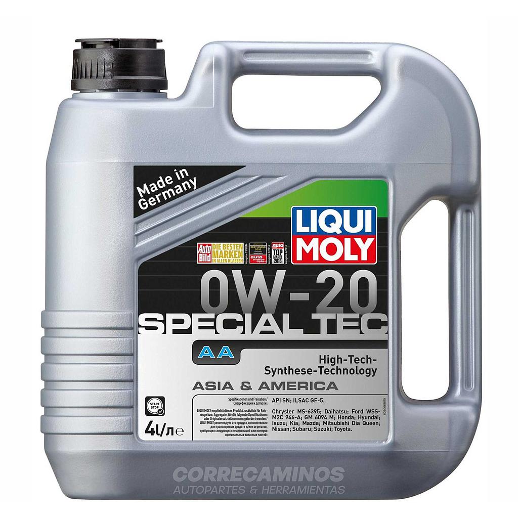 P4-39-G2 ACEITE 0W20 SPECIAL TEC (LIQUI MOLY) 4L 9705